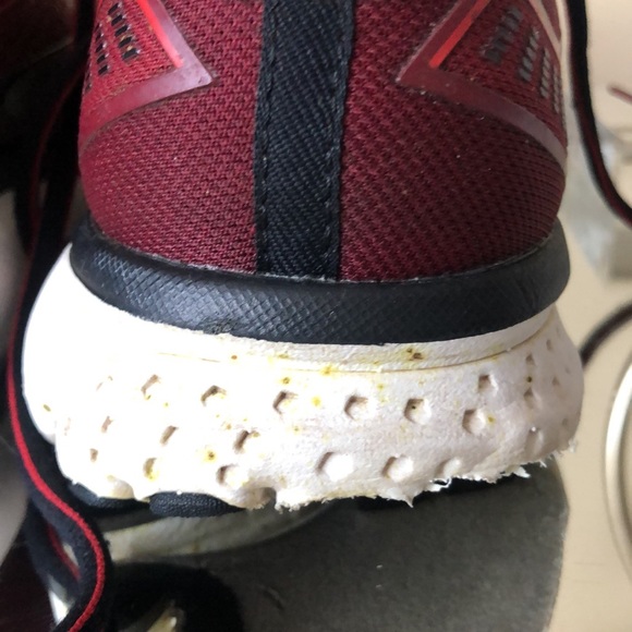 BROOKS GHOST 12 RED/BIKING RED/BLACK Running Shoes - Picture 6 of 11